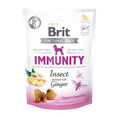 Brit Functional Snack Immunity Insect - Insectes + Gingembre 150g - MyStetho Veterinary