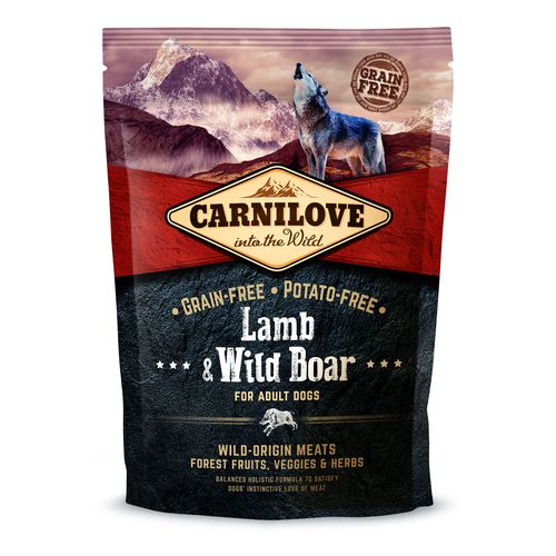 Carnilove Dog Adulte - Agneau & Sanglier 1,5kg - MyStetho Veterinary