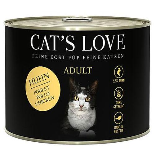 CAT'S LOVE Cat‘s Love Adult Poulet pure, 200g - MyStetho Veterinary