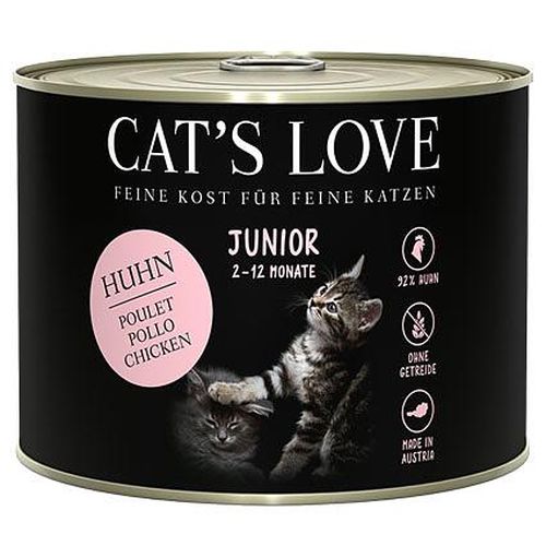 CAT'S LOVE Cat‘s Love Junior Poulet, 200g - MyStetho Veterinary