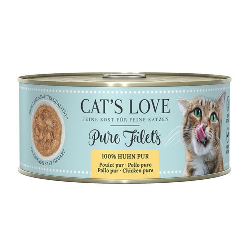 CAT'S LOVE FILET Pur - poulet 100g - MyStetho Veterinary