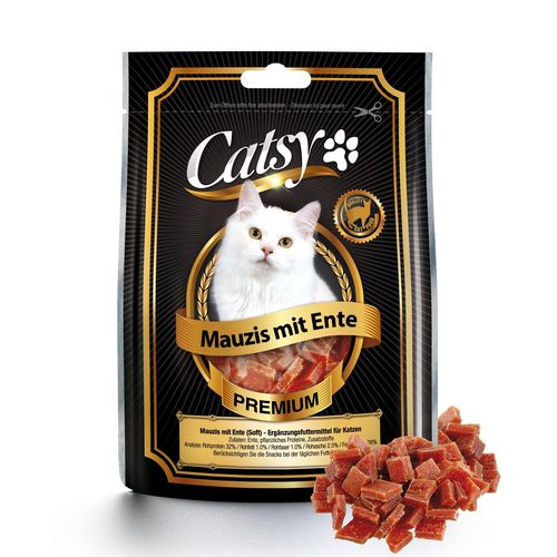 Catsy snack pour chats Mauzis au canard - MyStetho Veterinary