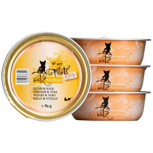 Catz Finefood Filets No. 407 - poulet & agneau en gelée 85g - MyStetho Veterinary