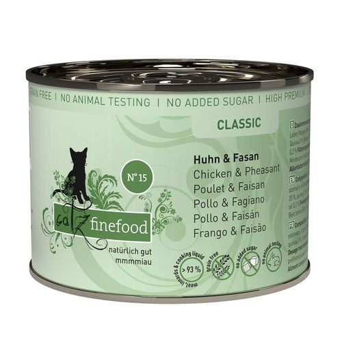 Catz Finefood No. 15 avec poulet & faisan, 200g - MyStetho Veterinary