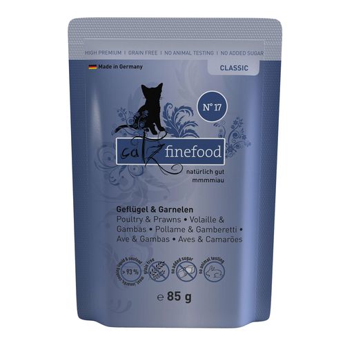 Catz Finefood No. 17 avec volaille & crevetten, 85g - MyStetho Veterinary