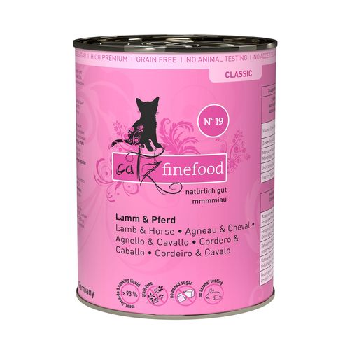 Catz Finefood No. 19 avec agneau & cheval, 400g - MyStetho Veterinary