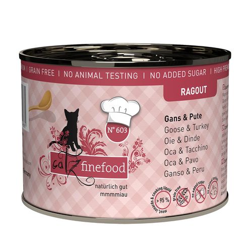 Catz Finefood Ragout No. 603 avec oie & dinde - MyStetho Veterinary