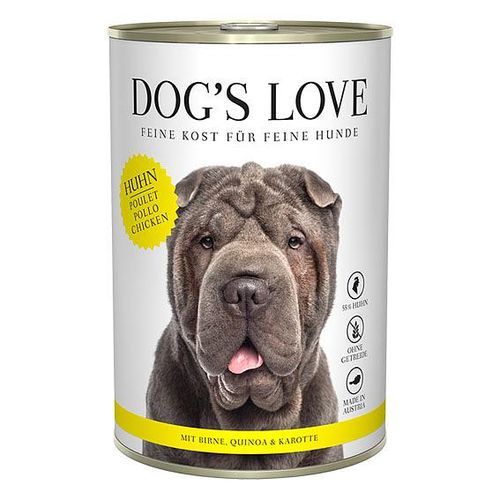 Dog's Love Calssic adult Poulet & poire & quinoa & carottes 400g - MyStetho Veterinary