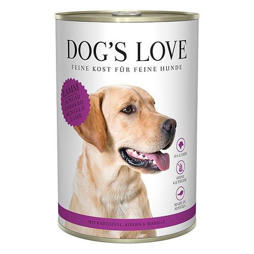 Dog's Love Classic Adult agneau, pomme de terre, citrouille & abricot 400g - MyStetho Veterinary
