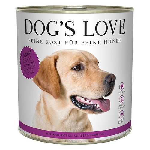 Dog's Love Classic Adult agneau, pomme de terre, citrouille & abricot 800g - MyStetho Veterinary
