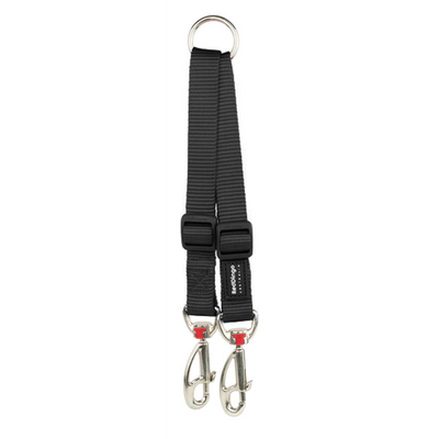 RedDingo Coupler Lead Plain Black S Classic Black 15mm/20-26.5cm - MyStetho Veterinary