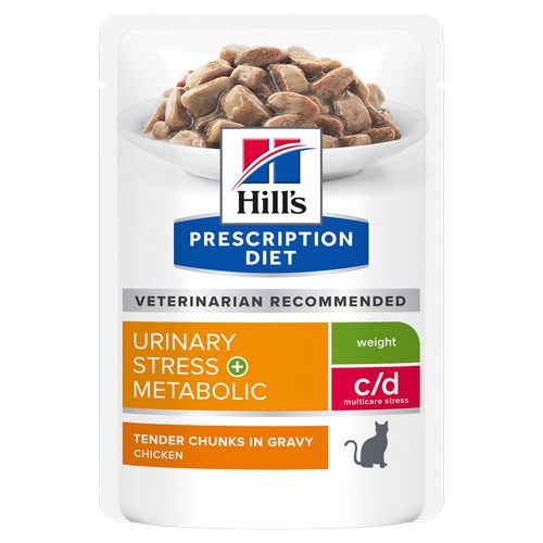 Hill's Prescription Diet c/d Multicare Stress + Metabolic Chicken 85 g - MyStetho Veterinary
