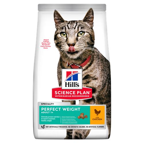 Hill's Science Plan Perfect Weight Adult Chicken 1.5 kg - MyStetho Veterinary