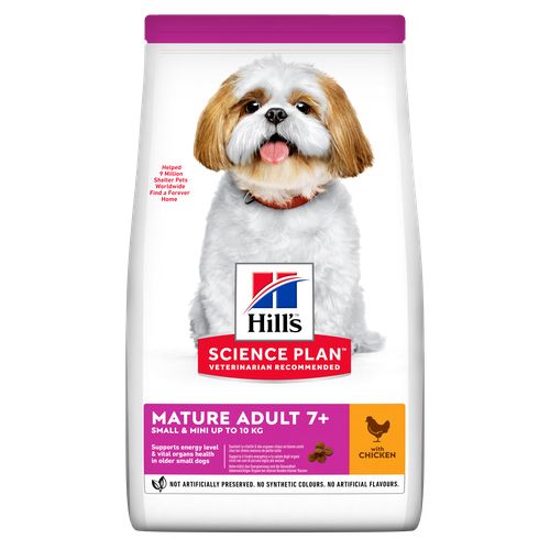 Hill's Science Plan Small & Mini Mature Adult 7+ Chicken 1.5 kg - MyStetho Veterinary