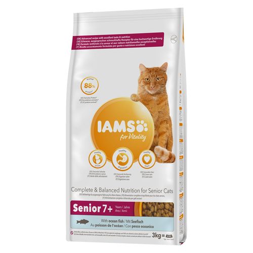 Iams Senior Ocean Fish 3kg - MyStetho Veterinary