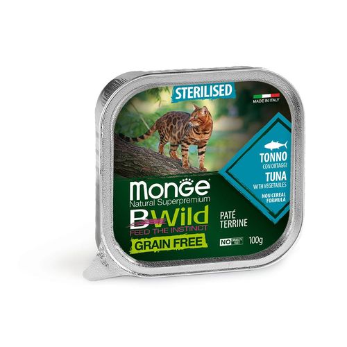 Monge Bwild stérilisée Thon et crevettes - MyStetho Veterinary