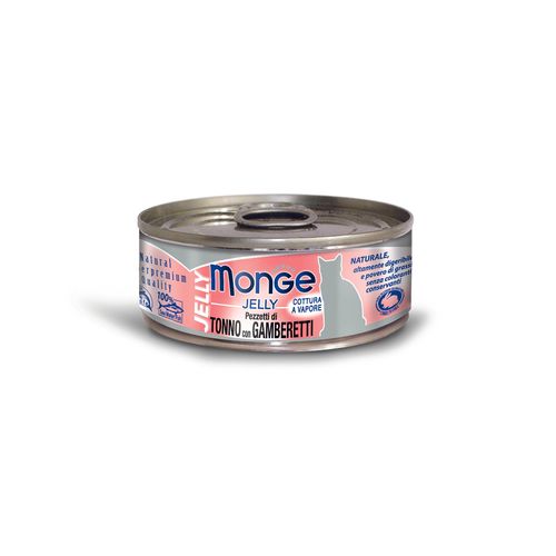 Monge Jelly Cat Thon & Crevettes, 80g - MyStetho Veterinary