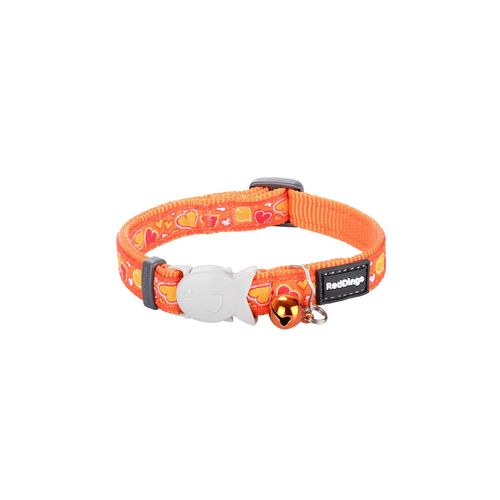 RedDingo RougeDingo Collier pour chat Breezy Love Orange - XS - MyStetho Veterinary