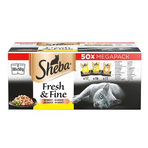 Sheba Fresh&Fine volaille 50x50g - MyStetho Veterinary