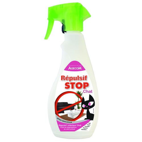 Stop spray répulsif intérieur chat 500 ml - MyStetho Veterinary