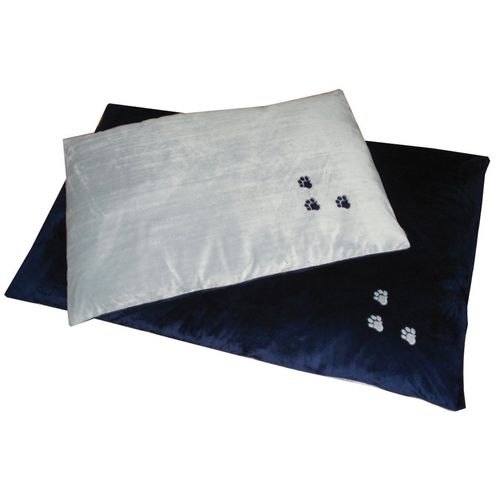 swisspet Soft Duvet M, blau/grau 70x100cm, mit Pfotenmotiv - MyStetho Veterinary