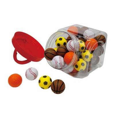 swisspet Sport-Bälle D=40mm assortiert 40 Stk. in SP-Trommel - MyStetho Veterinary