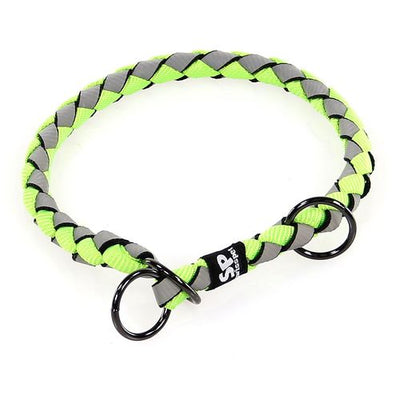 TrendLine Halsband Diamond 12/30cm gelb 12mm/300-350mm reflektiv und neon gelb - MyStetho Veterinary