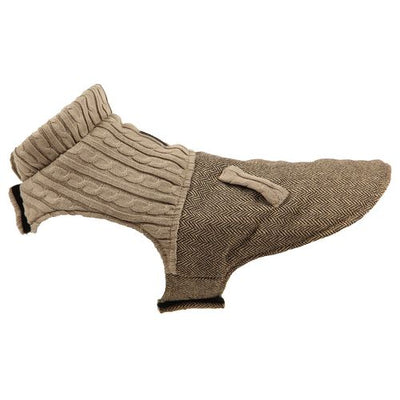 TrendLine Hundemantel Forest, S, beige L=25cm, Brust=40-42cm, Hals=30cm - MyStetho Veterinary