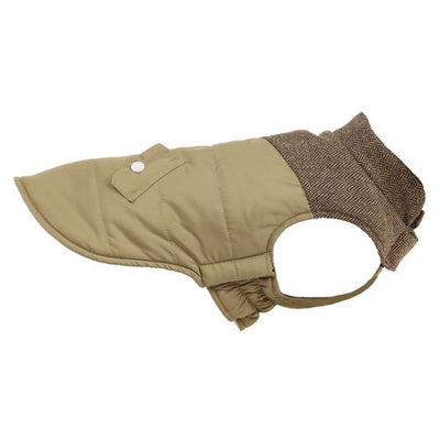 TrendLine Hundemantel Oban XL, beige L=40cm, Brust=55-60cm, Hals=42cm - MyStetho Veterinary