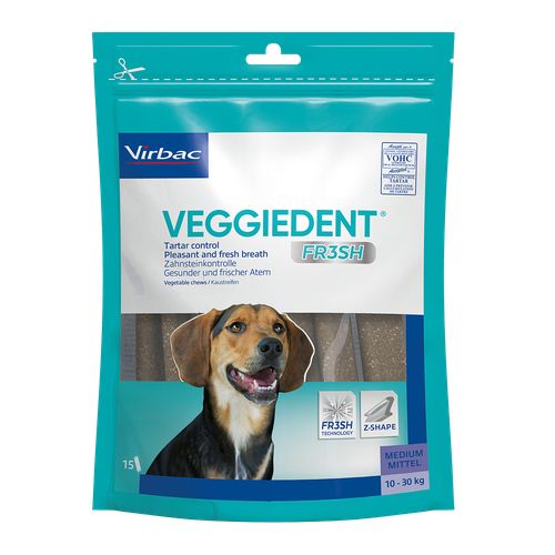 Veggiedent chiens M (10-30 kg) 15 pièces - MyStetho Veterinary
