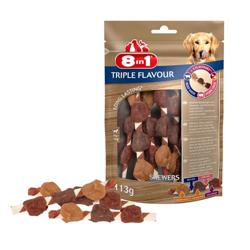 8in1 Triple Flavour Skewers - MyStetho Veterinary
