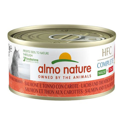 Almo Almo HFC Complete saumon et thon aux carottes, 70g - MyStetho Veterinary