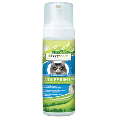 bogacare Mousse Clean & Fresh pour chats 150ml - MyStetho Veterinary