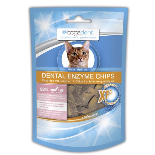 bogadent Dental Enzyme Chips poisson pour chats 50g - MyStetho Veterinary