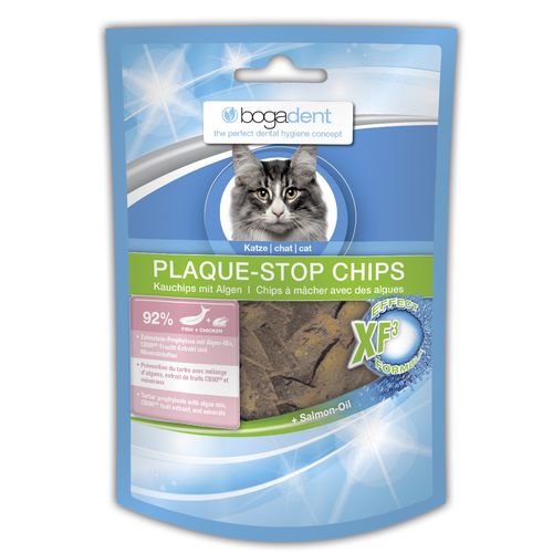 bogadent Plaque-Stop Chips poisson pour chats 50g - MyStetho Veterinary