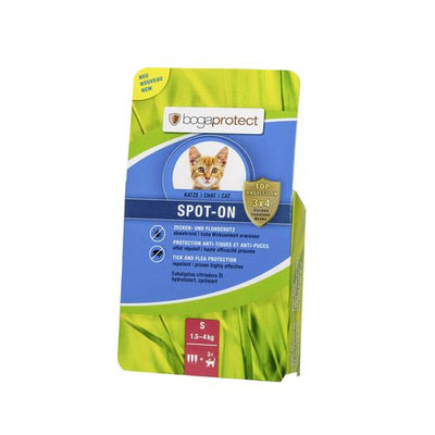 bogaprotect Spot-On anti-parasitaire S pour chats 3 x 0.7 ml - MyStetho Veterinary