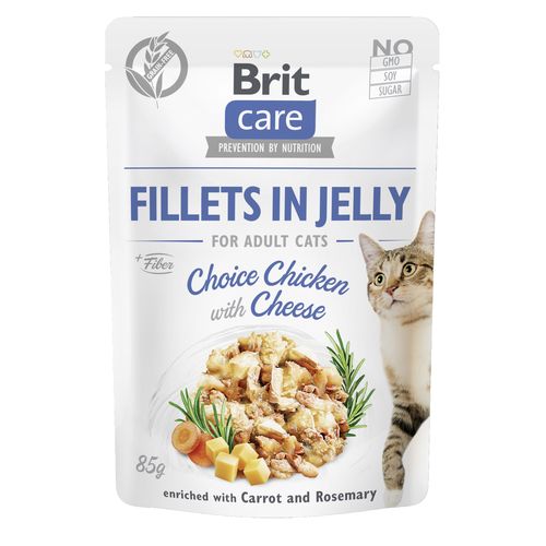 Brit Care Cat Brit Care Cat - Filets en gelée - Poulet au fromage 85g - MyStetho Veterinary