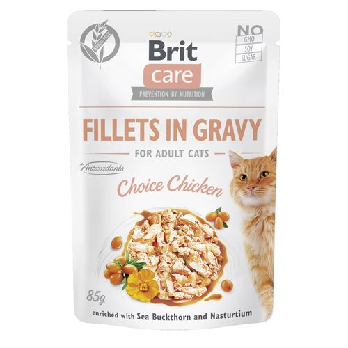 Brit Care Cat Brit Care Cat - Filets en sauce - Poulet 85g - MyStetho Veterinary