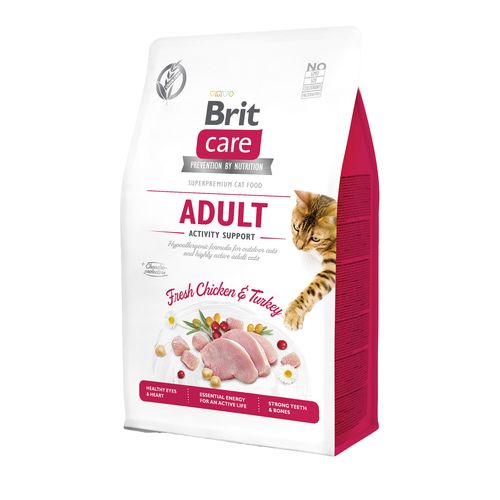 Brit Care Cat Brit Care Cat Sans Céréales - Adulte - Soutien de l'activité 400g - MyStetho Veterinary