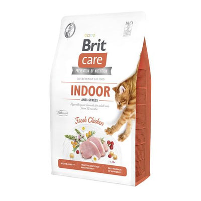 Brit Care Cat Brit Care Cat Sans Céréales - Chats Domestiques - Anti-stress 2kg - MyStetho Veterinary
