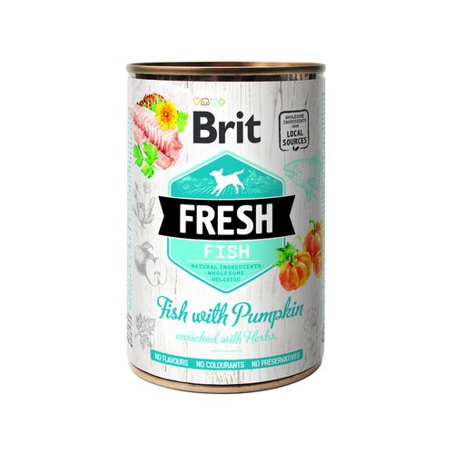 Brit Fresh Brit Fresh Dog - Poisson à la citrouille 400g - MyStetho Veterinary
