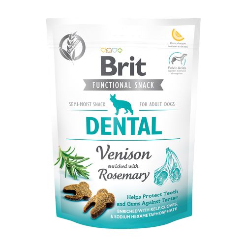 Brit Functional Snack Dental Venison - Cerf + Romarin 150g - MyStetho Veterinary