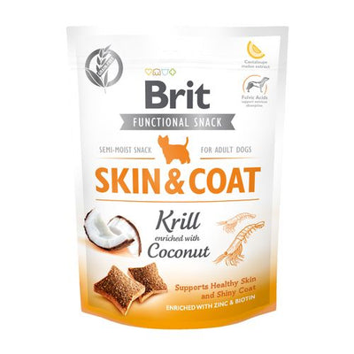 Brit Functional Snack Skin & Coat Krill - Plancton + Coco 150g - MyStetho Veterinary