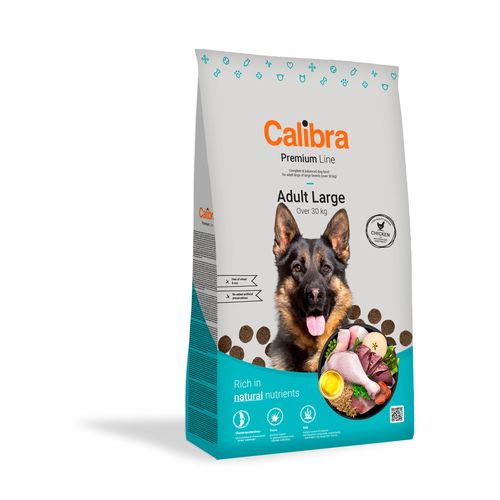 Calibra Premium Canine Adult Large Breed poulet 12kg - MyStetho Veterinary