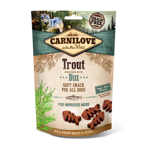 Carnilove Dog Adulte Soft Snack - Truite à l'aneth 200g - MyStetho Veterinary
