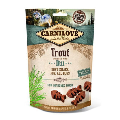 Carnilove Dog Adulte Soft Snack - Truite à l'aneth 200g - MyStetho Veterinary