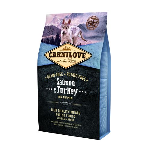 Carnilove Dog Chiot - Saumon & Dinde 4kg - MyStetho Veterinary
