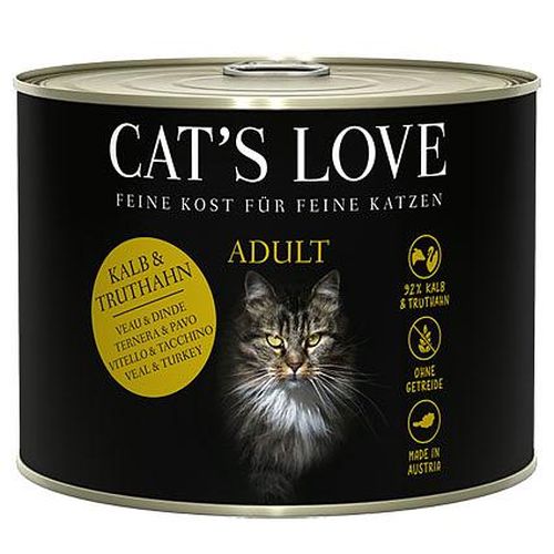 CAT&#039;S LOVE Cat‘s Love Adult Veau & Dinde, 200g - MyStetho Veterinary