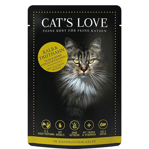 CAT&#039;S LOVE Cat‘s Love Adult Veau & Dinde, 85g - MyStetho Veterinary