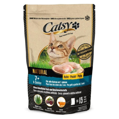 Catsy 7+ Cat Senior avec poulet, 1kg - MyStetho Veterinary